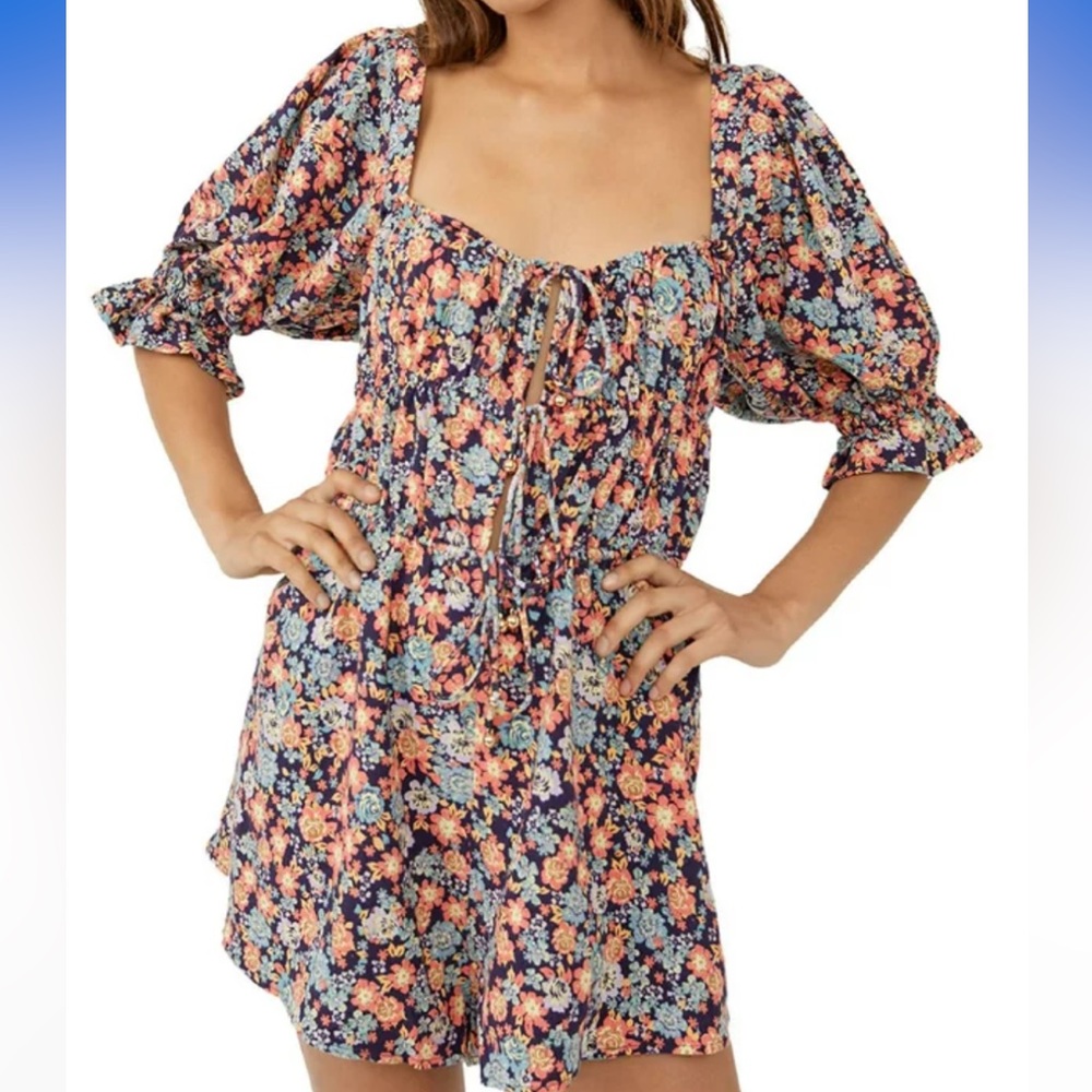Free People Floral Romper